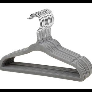 COPY - Gray Velvet Hangers Set
